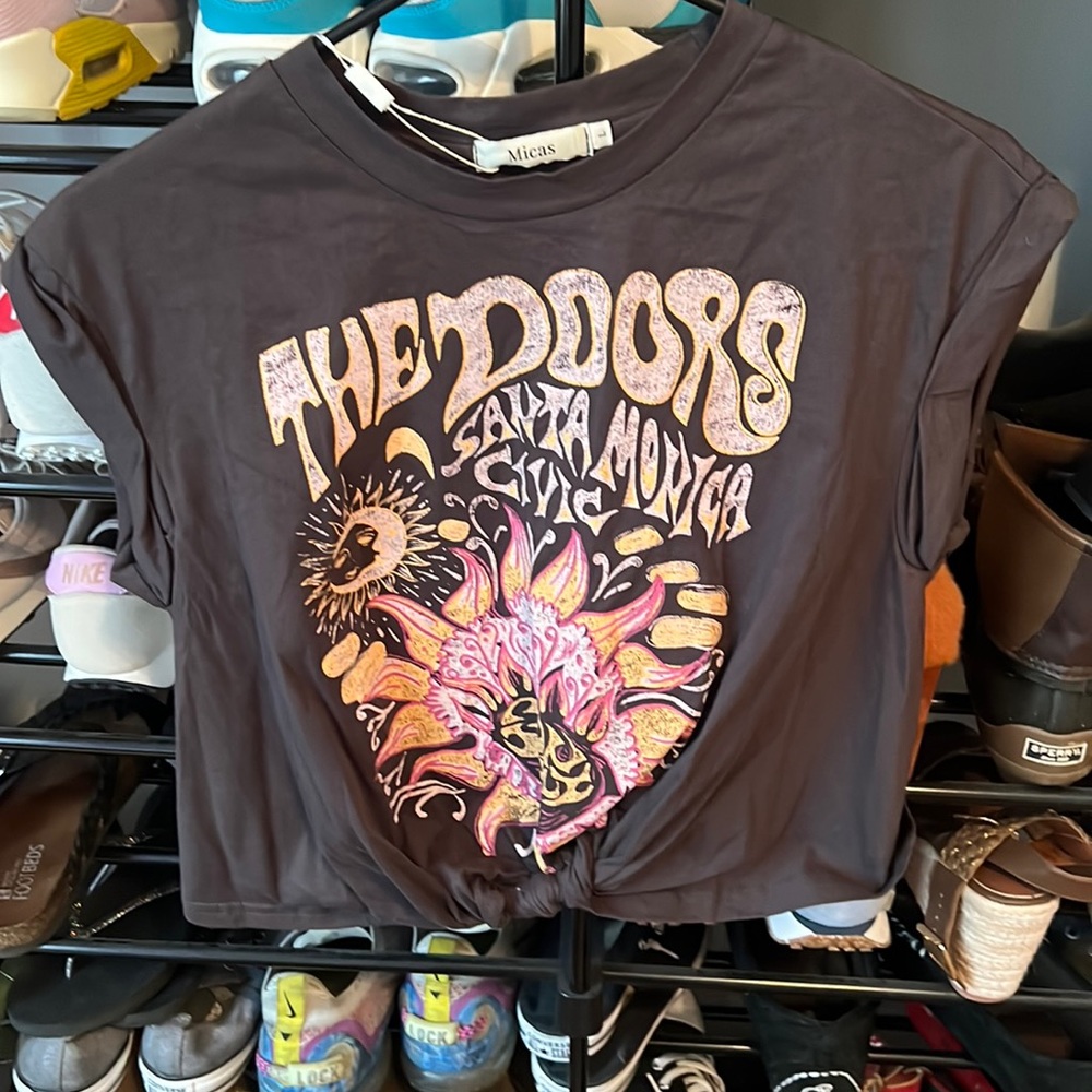 Doors tie front tshirt